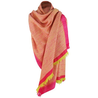 FH himalayan 60x190 hand woven pink/y stole
