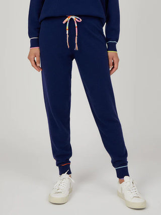 CC Louella Navy Multi Piped Pants