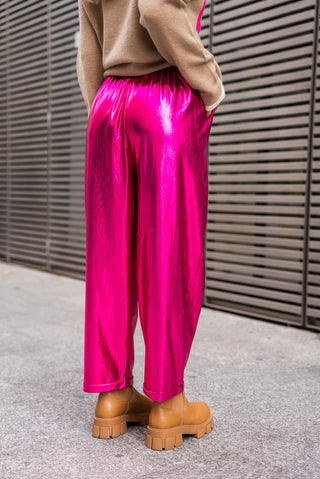 GOS Holly Metallic Pant Pink