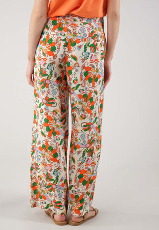 DL Sakura Floral Orange Pants